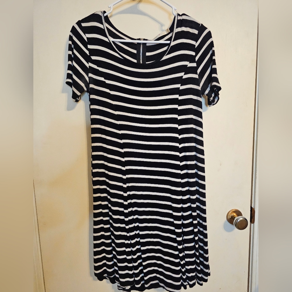 Striped Swing Dress | Heart & Hips | Medium